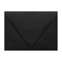 Luxpaper Коверти за покана за размавта на контурата, 1 2, lb. Midnight Black, пакет
