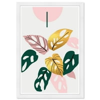 Wynwood Studio отпечати руменило Тропика, цветни и ботанички ботаники, wallидни уметности платно печати розово