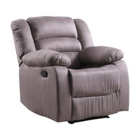 Leonel Signature Addison Microfiber Recliner, Mocha Color