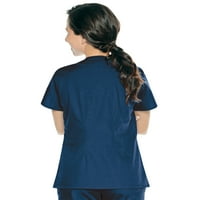 Landauенски женски FAU Wrap Tunic Scrub Top, Style 70224