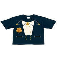 Персонализирана маица на морнарицата на момчињата на ОБФУСКО ОБФУСКО