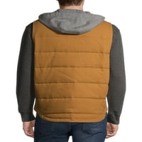 Wrangler Workwear Men's Fle Rake Vest со аспиратор за удобно руно