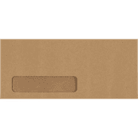 Luxpaper коверти на прозорецот, 1 2, намирници кафеава, 500 пакувања