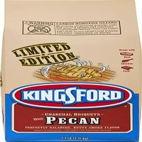 Кингсфорд оригинални брикети со јаглен со пекан, 14. lbs