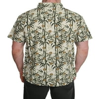 Краток ракав за кратки ракави на Пацифик Марлин, Хавајска, ткаена кошула