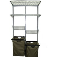 Triton Products® складирање 33 l 63 h h комунални простории за монтирање на wallидови со торби за складирање,