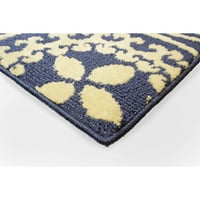 Jeanан Пјер се сече и јамка Мимоза текстуриран декоративен акцент килим