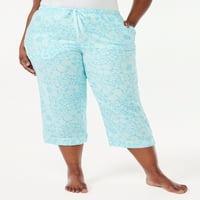 Womenенски ткаени панталони за пижами, големини на пижами, големини на 3x