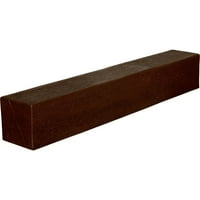 Ekena Millwork 8 H 12 D 60 W Rough Sawn Fau Wood Camply Mantel, Premium Walnut