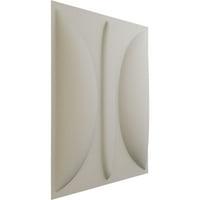 Ekena Millwork 5 8 W 5 8 H Saturn Endurawall Декоративен 3Д wallиден панел, ултраковер сатенски цвет бело