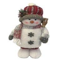 Време на одмор Снежен човек, весели вести, традиционален Божиќ, декор за таблети за празници