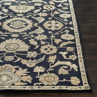 Уметнички ткајачи Ханзеи морнарица традиционална килим од 4 '6'