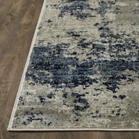 LOMAKNOTI CELENA ALIMON 6 '9' Сина апстрактна килим во затворен простор