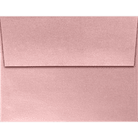 Luxpaper A Peel & Press Покани за покани, 3 4, lb. Misty Rose Metallic, пакет
