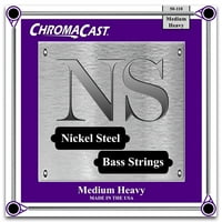 ChromaCast Никел челик бас гитара жици, среден тежок мерач