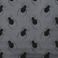 Едноставно маргаритка 18 18 пајак шема декоративна перница за фрлање, челична сива боја