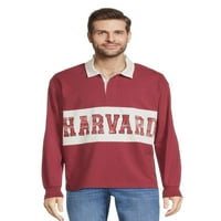 Универзитет Харвард Универзитет Машка и голема машка маичка со долги ракави, големини S-3XL