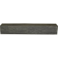 Ekena Millwork 6 H 10 D 60 W песочна фаула од дрво камин Мантел, природна пепел
