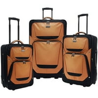 Колман Нов Риџлин со 3 парчиња солиден багаж за багаж