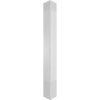 Ekena Millwork 12 W 8'H Craftsman Classic Square Non-Tapered Heringbone Modern Fretwork Column W Prairie Capital