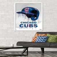 Chicago Cubs - Постери за wallидови на кациги за капење, 22.375 34