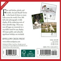 Календарот на Bilow Creek Press Jackек Расел - Дневна работна површина од раса на кучиња