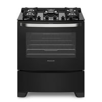 Frigidaire FKGV30T0BBSUG опсег на гас, 30 црна, стаклена готвачка, запечатени горилници, троен пламен -горилник,