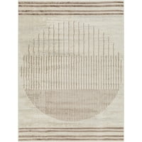 Уметнички ткајачи Флоранза Геометриска област килим, 'рѓосано светло сиво, 6'7 Плоштад