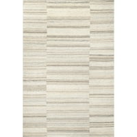 Nuloom Karmen рачно изработено шарена апстрактна волна од волна, килим, 5 '8', беж