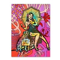 Трговска марка ликовна уметност 'pinup за платното уметност на питбулс од Дин Русо