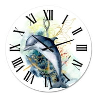 DesignArt во крајбрежен wallиден часовник