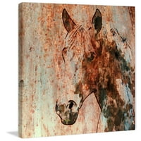 Мармонт Хил Рустикален коњ 1 од Ирена Орлов Сликарство печатење на завиткано платно