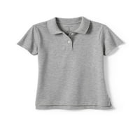 Земјите „Крај на 4- Девојки Училиште униформа кратки ракави Поло маица