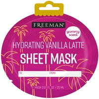 Freeman Holiday Vanilla Latte Ornament Mask Facial Mask, Max Mask Mask Perfect за порибување на порибување