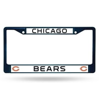 Rico Industries - рамка за регистарска табличка во боја на NFL, мечки во Чикаго