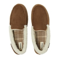 Dearfoams Cozy Comfort Comfort Men's Cozy Corduroy Moc Pupppepers