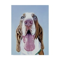Трговска марка ликовна уметност „Луси куче“ платно уметност од Jamesејмс Руби