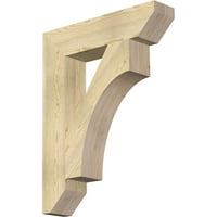 Ekena Millwork 6 W 28 D 36 H Westlake Slat Rough Sawn Bracket, Douglas Fir