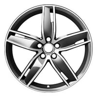 Преиспитано ОЕМ алуминиумско тркало, машински и јаглен, одговара на 2015 година- Audi A3