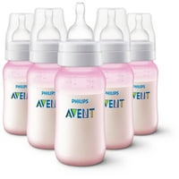 Филипс Авент Анти-Колни шишиња за бебиња Пинк, 9oz, 5pk, SCF404 57