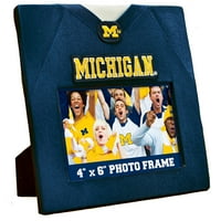 Ремек -дела Тимски Jerseyерси униформирана рамка за слика - NCAA Michigan Wolverines