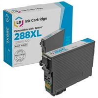 Повторно воспоставени замени за EPSON 288XL сет на касети со висок принос: црна, цијан, магента и жолта за