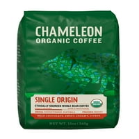 Камелеон со ладно-пијалак органско органско кафе со целото грав, унца