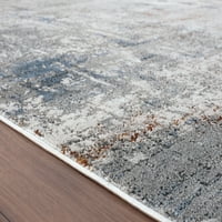 Обединети ткајачи на Америка модерната апстрактна килим, 7,83 '7,83'