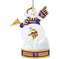 Topperscot By Boelter Brands NFL го предводеше украсот на снежникот, Викинзите од Минесота