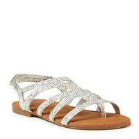 Чудо на нација Девојки девојки Rhinestone Sandal, големини 7-12