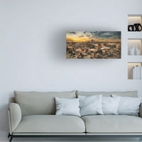 Nicodemo Quaglia 'Skyline di Roma' Canvas Art