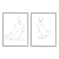 Stuplepe industries женски гестови цртежи минималистички криви дизајн на линијата од Итан Харпер, парче, 11