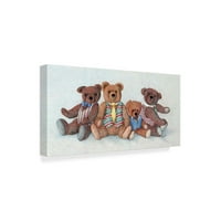 Трговска марка ликовна уметност „Момци кафеави мечки“ платно уметност од Керол Ј Руп