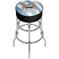 Премиер лигата Манчестер Сити Хром бар стол со вртење